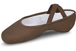 Women Brown Dance Shoes for Girls Ballet
