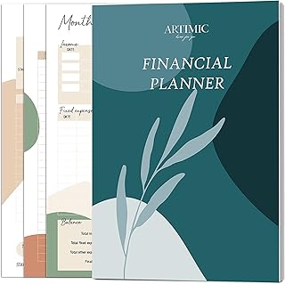 BIROYAL Budget Planner, Undated Budget Book in A5 Format - 32 Pages, Slip-in Booklet, Financial Planner Including Monthly ...