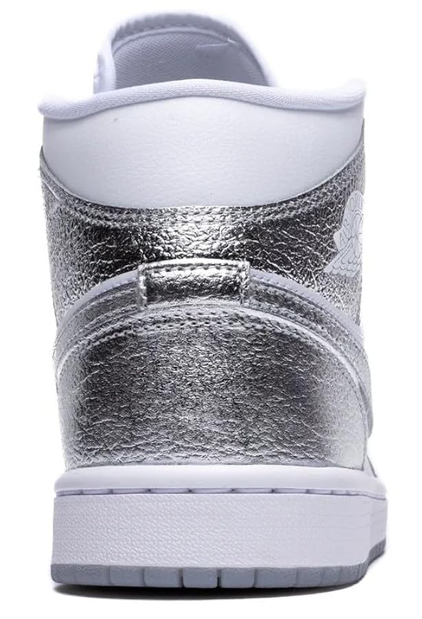 Amazon.com | NIKE Jordan Women's Air 1 Mid SE White/Metallic