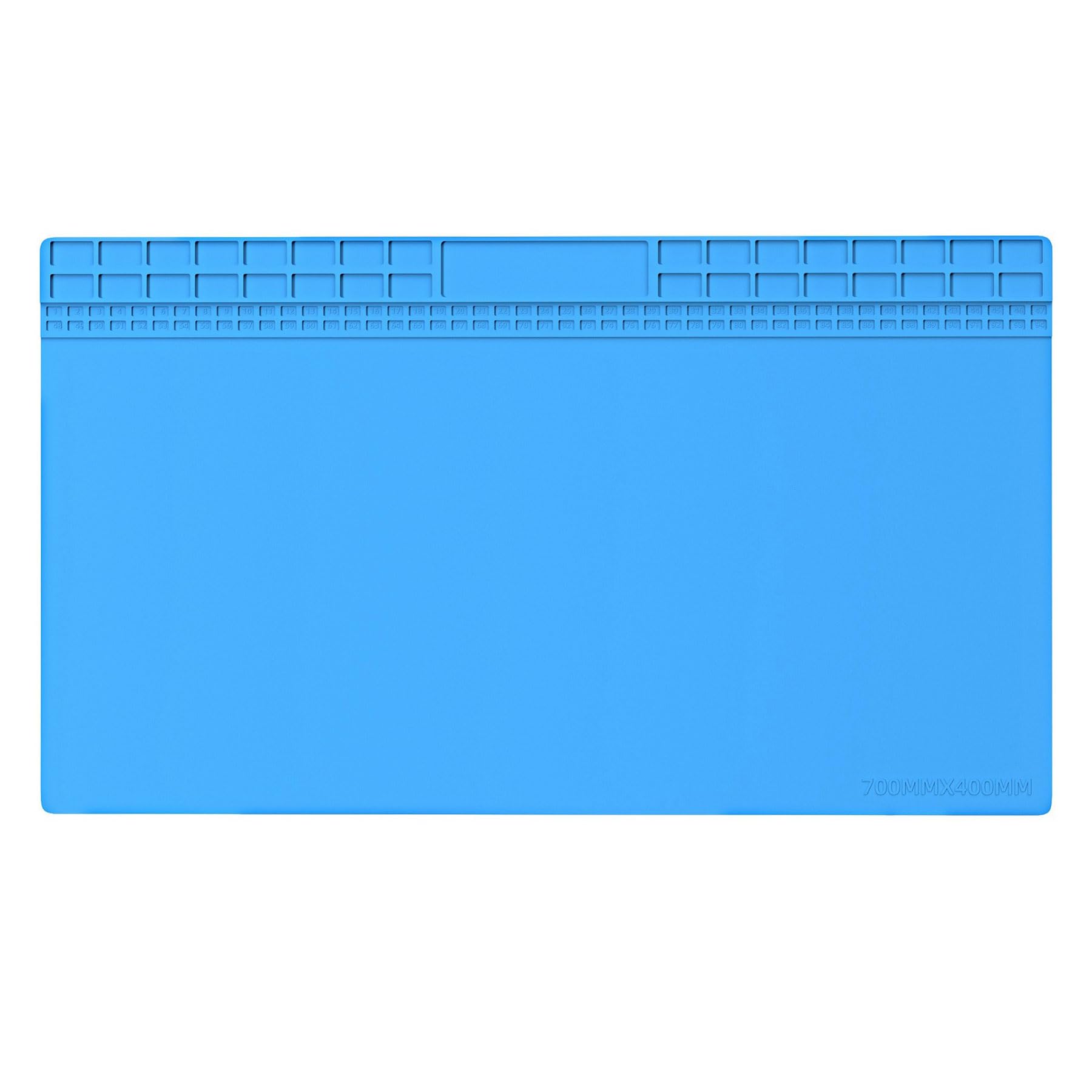 Extra Large Silicone Soldering Mat (27.6"x15.7") - Heat Resistant Up to 932°F (500°C) | Non-Slip Workstation Mat for Electronics Repair, Watch Repair,
