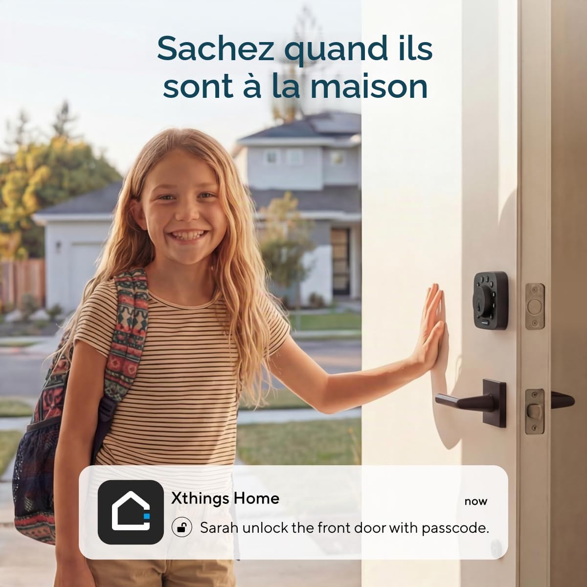 ULTRALOQ Serrure Intelligente WiFi U-Bolt, Verrouillage Sans Clé, Compatible Alexa, Google Assistant, Smartthings, IFTTT, Noir