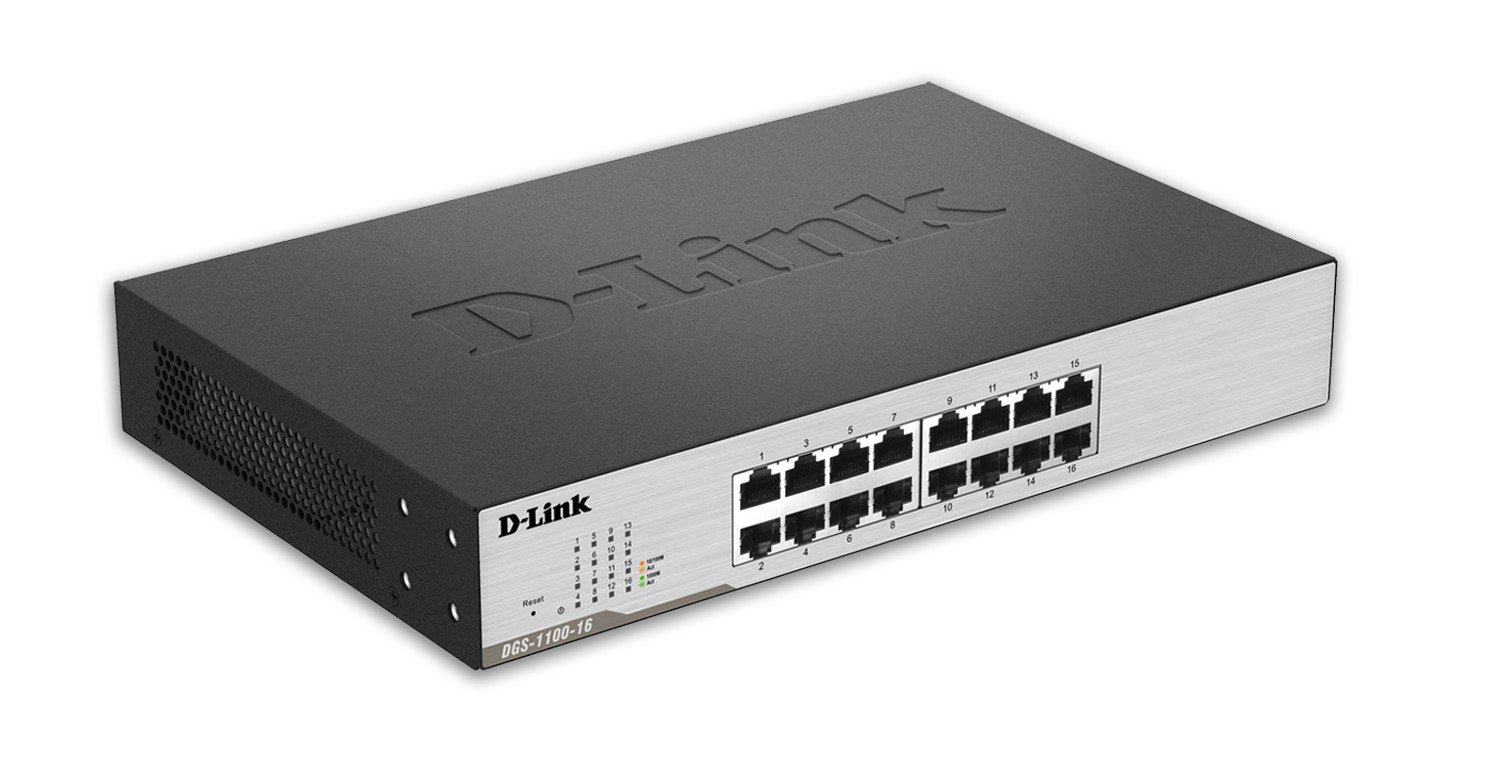 Amazon.com: D-Link Fast Ethernet, 16 Port Easy Smart Managed