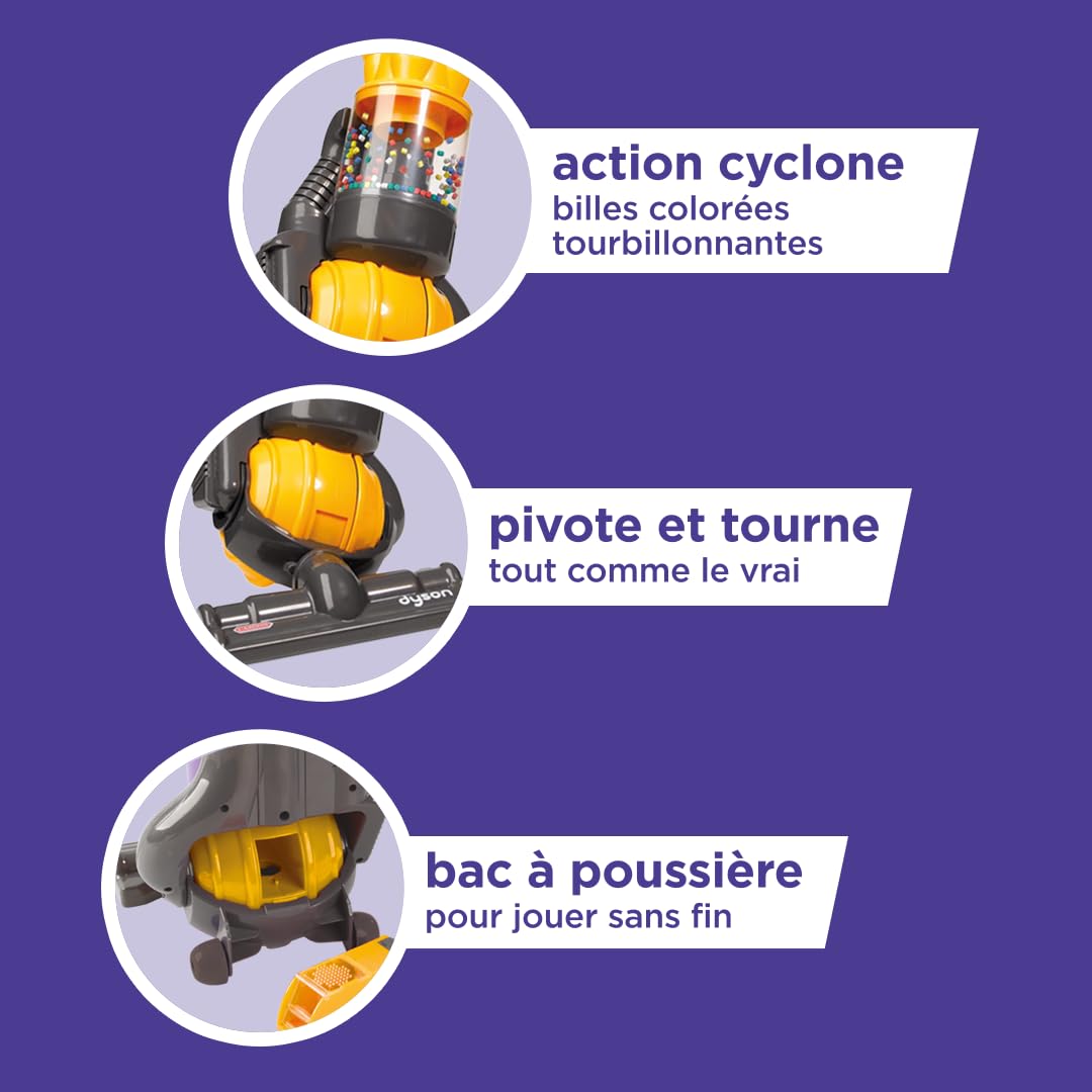 Casdon Dyson Ball | Réplique Miniature du Dyson Ball pour Les Enfants dès 3 Ans | avec la Rotation « Twist & Turn » pour des Jeux de rôle réalistes