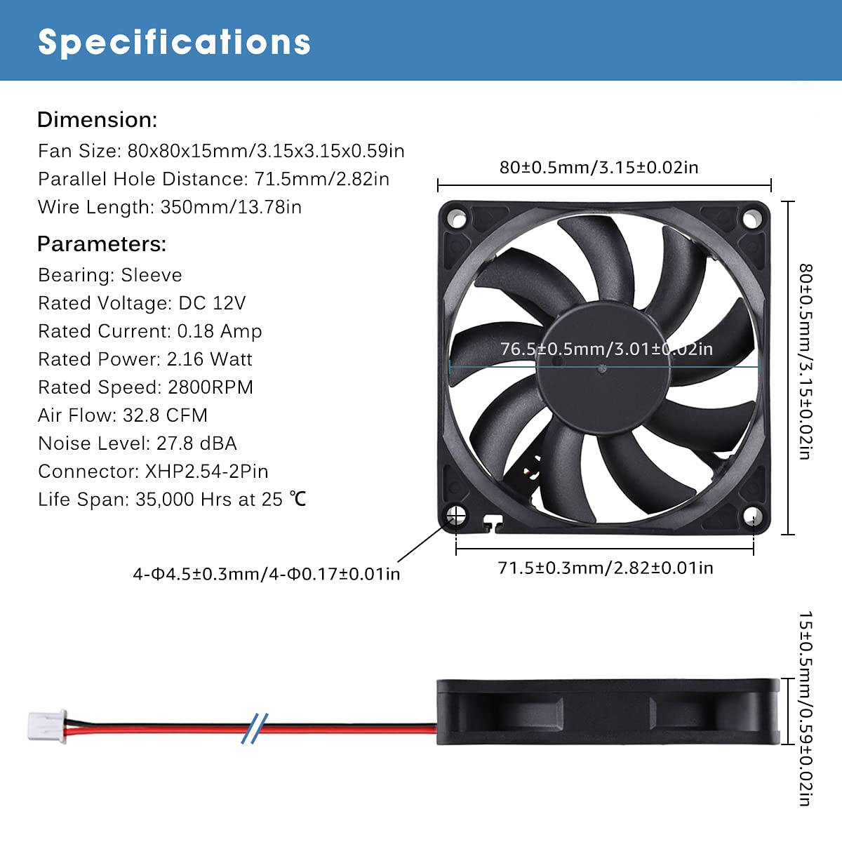 Ventola Per Ambienti Umidi E Polverosi GDSTIME Ventola DC 12 V 120 Mm IP67 120 X 120 PC Ventola Ip67 Doppia Sfera Cuscinetto A Sfera Ventola Di Raffreddamento Senza Spazzole Ventola PC Doppio Cuscinetto