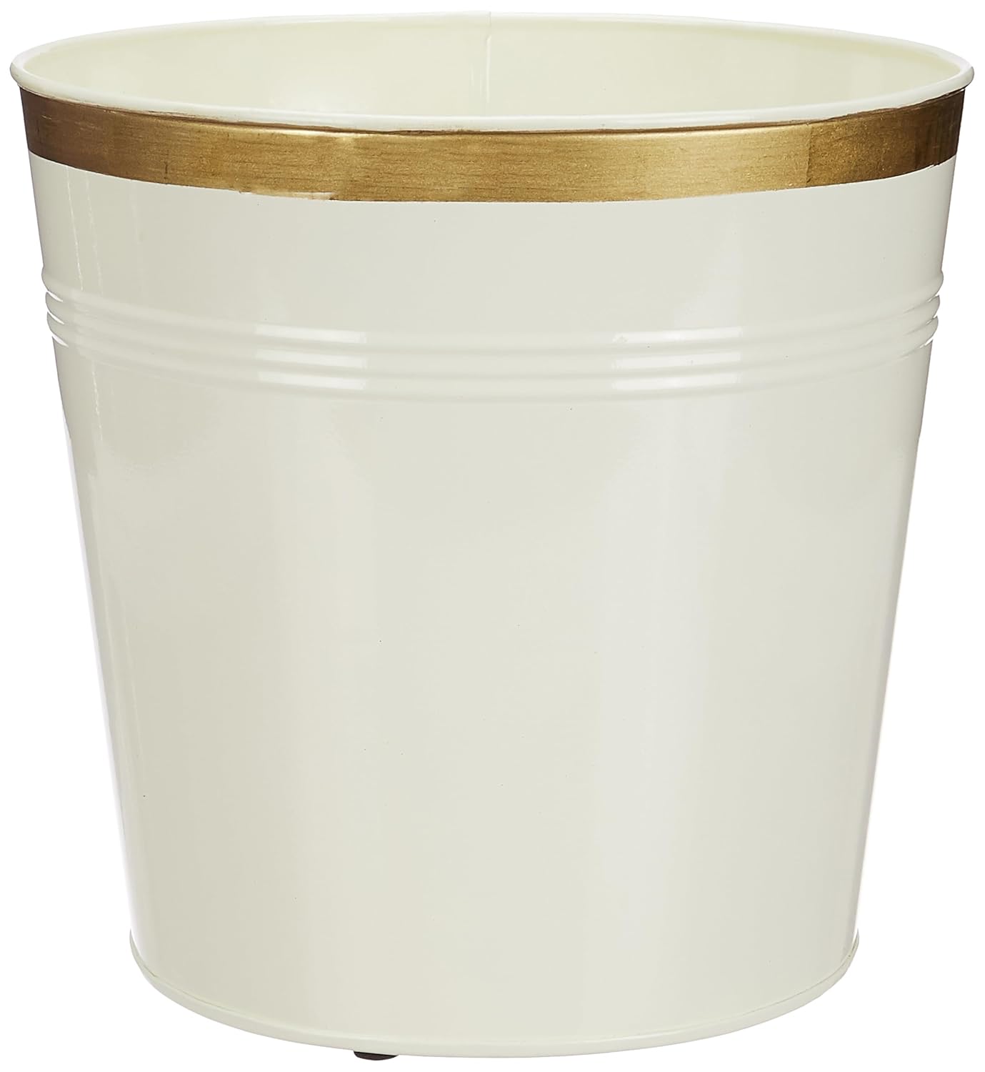 Amazon Basics Metal Planters for Indoor Outdoor Flower Pots for Home/Garden/Balcony Décor