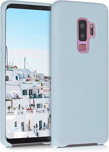 Miniatura 182 de kwmobile Funda Compatible con Samsung Galaxy S22 - Funda de teléfono de silicona TPU con acabado suave - Rojo Ruibarbo Piedra antigua,Azul