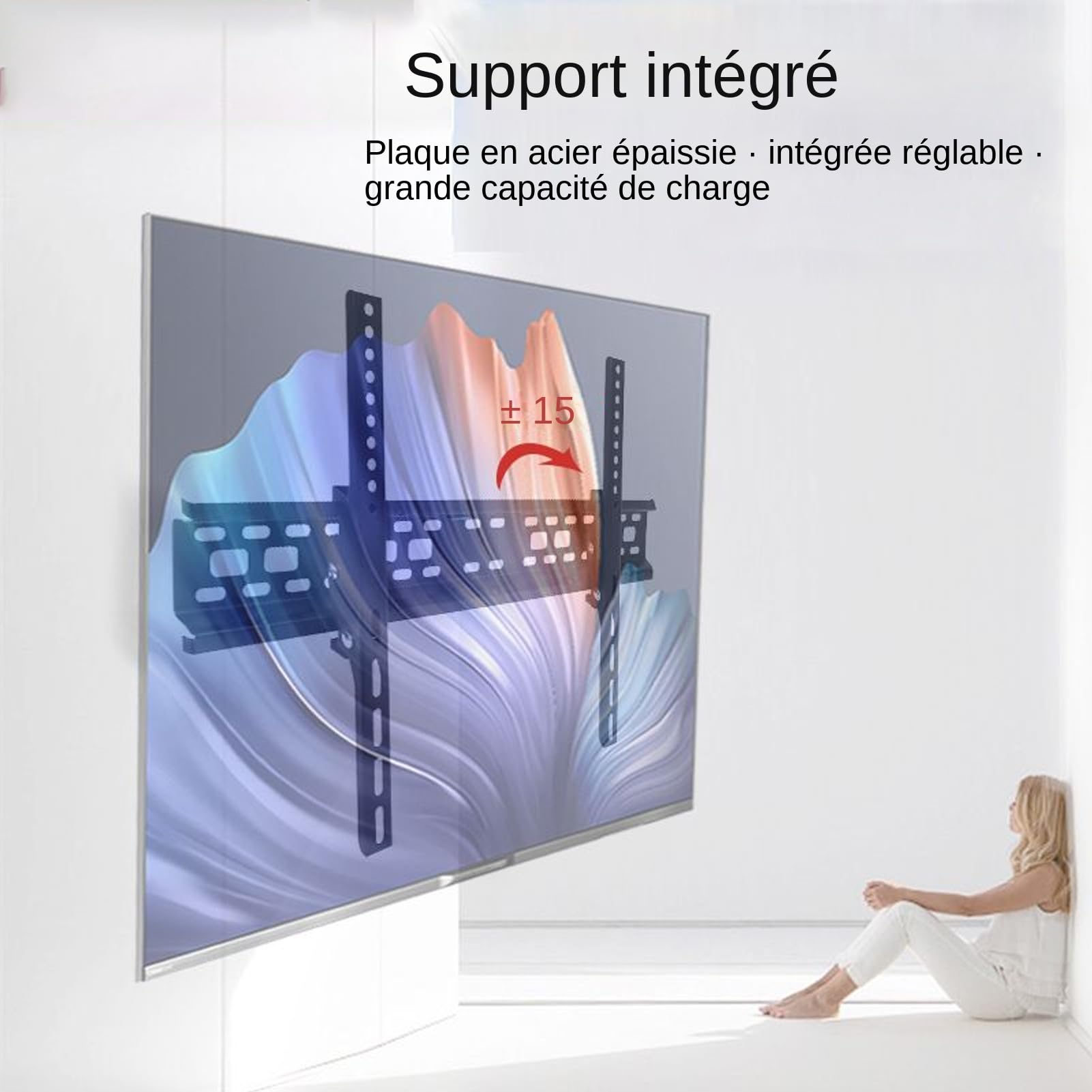 Soporte Ajustable Para TV Soporte de Pared para TV Plana y Monitor