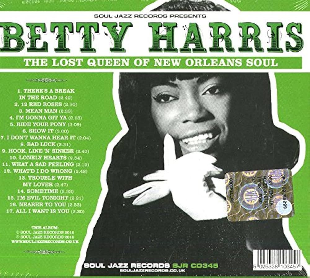英LP Betty Harris Betty Harris: The Lost Queen Of New Orleans Soul (2 SJRLP345 Soul Jazz Records UK /00460 Soul Jazz Records presents - Betty Harris: The Lost Queen Of