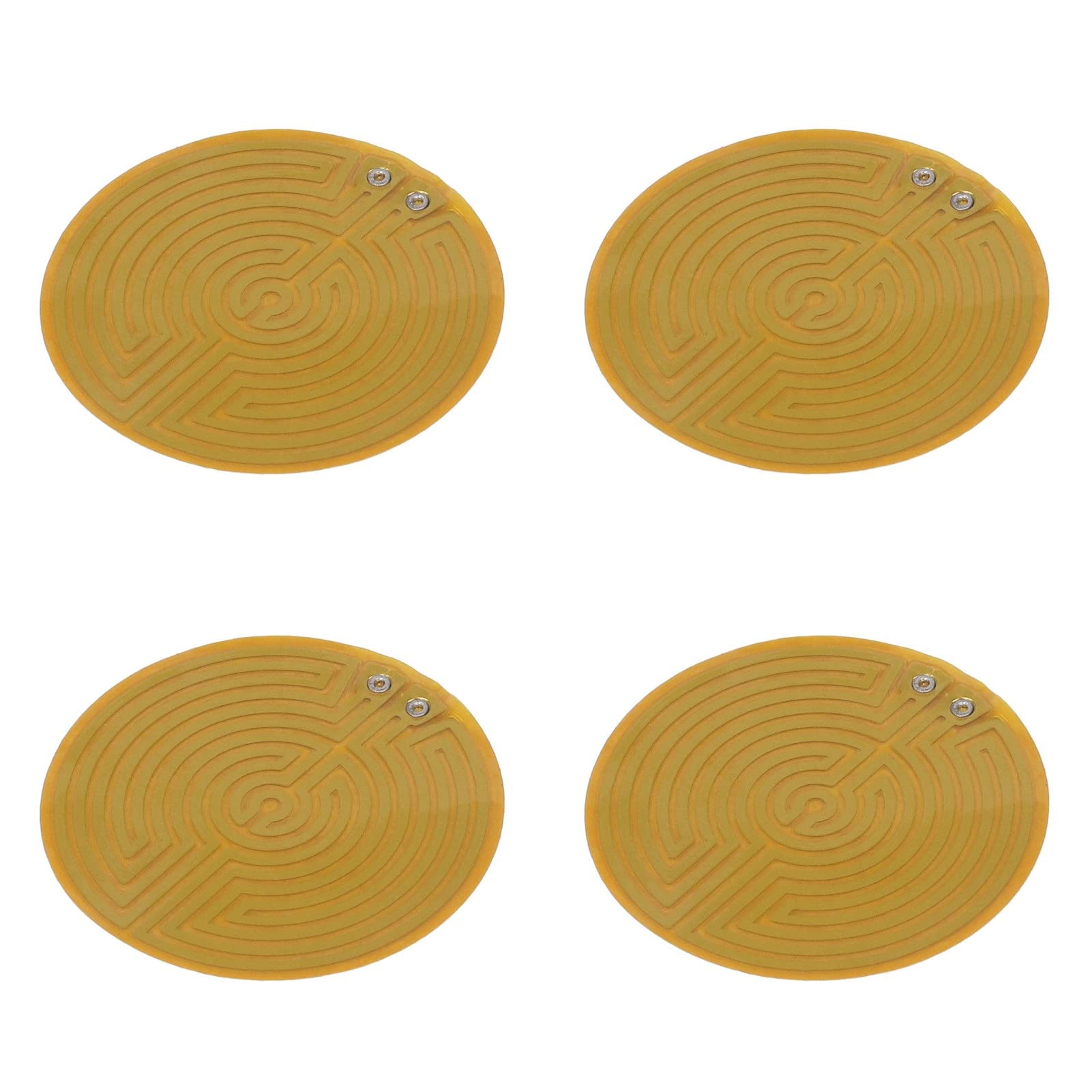 TANIQIACA 10pcs Heating Cup Pad Metal Tin Soldering USB Round Cup Warmer Mat for Cold Winter
