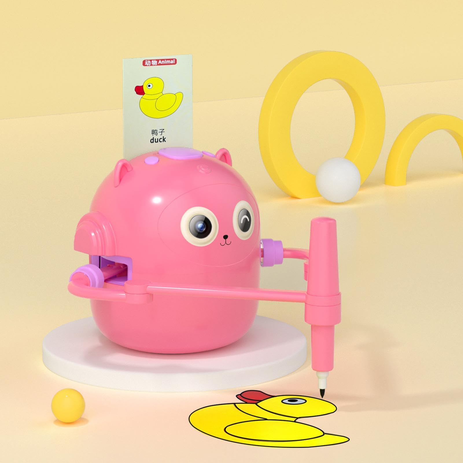 Robot Da Disegno Per Bambini Guida Vocale Interattiva | Giocattolo Educativo Macchina Creativa Bambini Regalo Ideale per Ragazzi Prescolari Casa Scuola Camera da