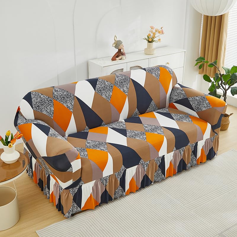 Housse de canapé élastique style E pour un salon moderne et protégé