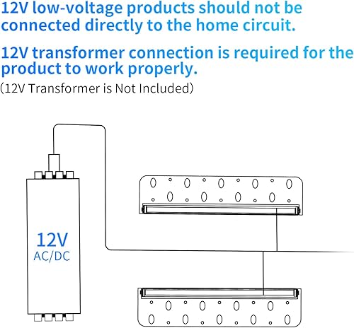 Miniatura 8 de Paquete de 8 luces LED de adoquín de 5 W y 12 pulgadas, luces de pared de contención de bajo voltaje CACC de 12 V, iluminación de paisaje, luz