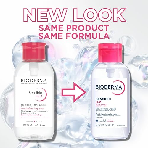 Miniatura 2 de Bioderma - Sensibio - H2O Micellar Water - Makeup Remover Cleanser - Face Cleanser for Sensitive Skin