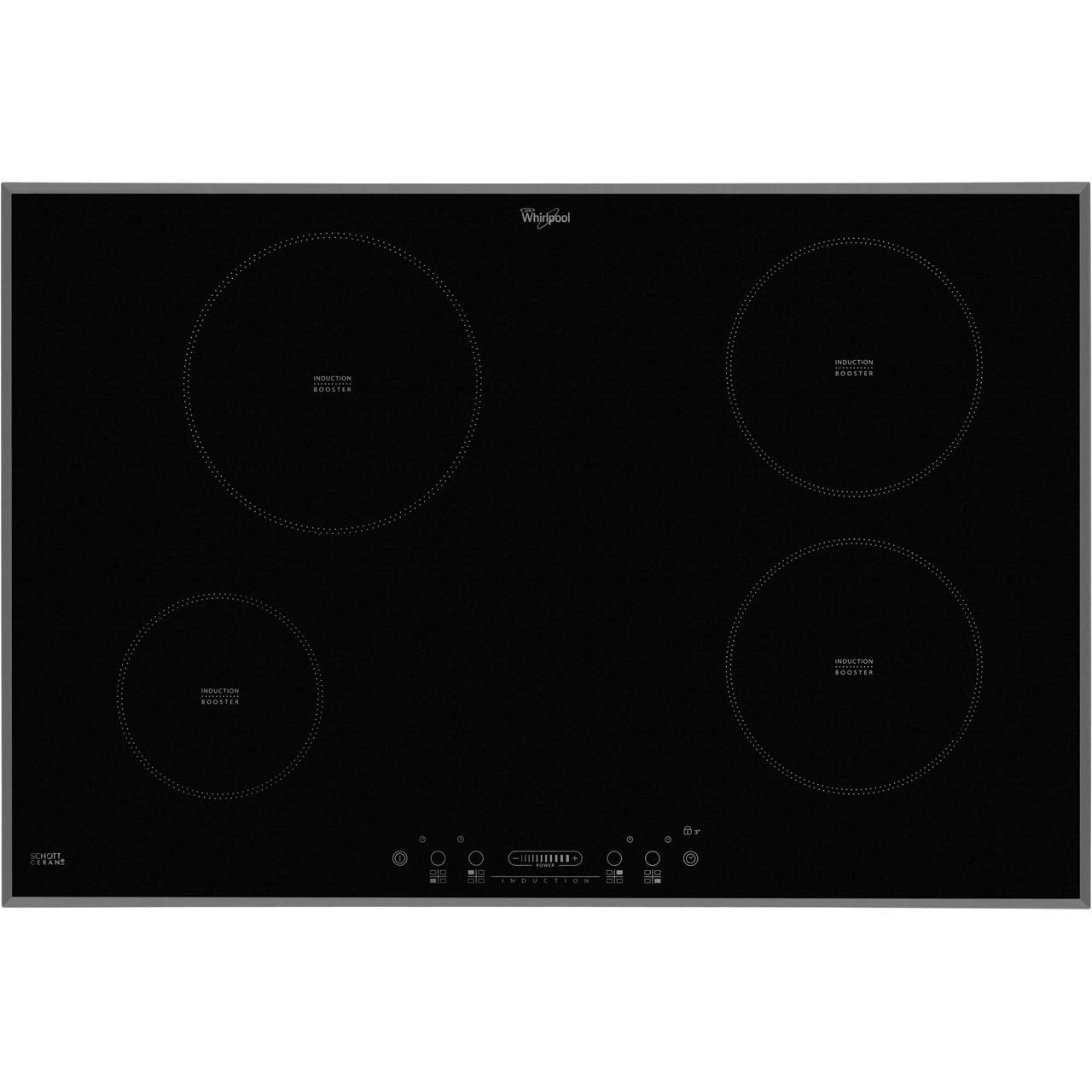 Whirlpool ACM813/BA 77cm Induction Hob - Black