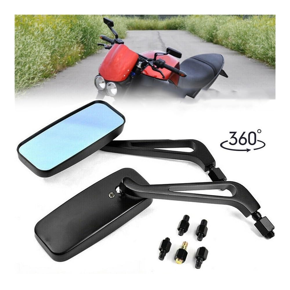 Specchietto Retrovisore Specchietto Retrovisore Universale Per Moto M8/M10 Per Ha&rley Sportster Glide Softail Sportster Chopper Bobber Specchio Moto