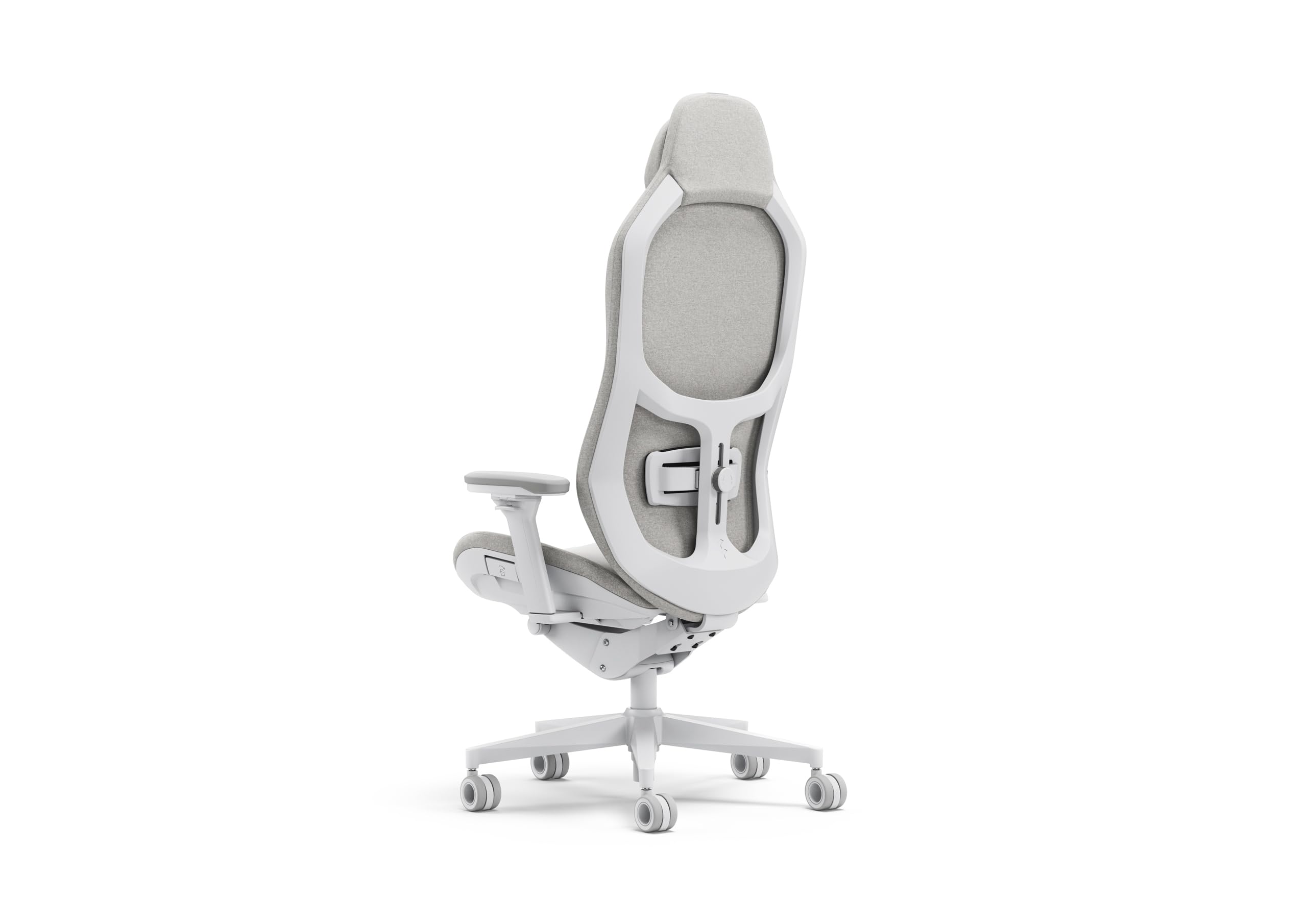 Fractal Design Refine Fabric Light - Silla Gaming – Silla ergonómica de Escritorio de Oficina – Reposabrazos Ajustables 4D – Respaldo Alto – Cojín Lumbar | Silla de escritorio con reposabrazos 4D, mecanismo sincrónico, respaldo alto y cojín de espuma visc