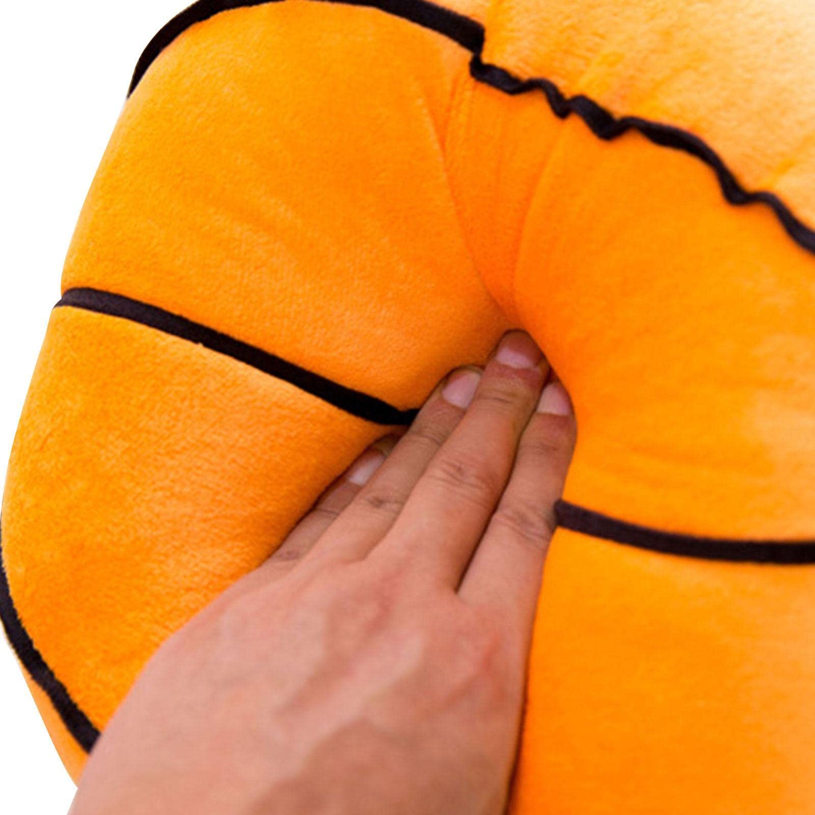 Pluche Basketbalkussen, Zachte Pluche Bal Speelgoedkussen Kamerdecoratie Basketbal