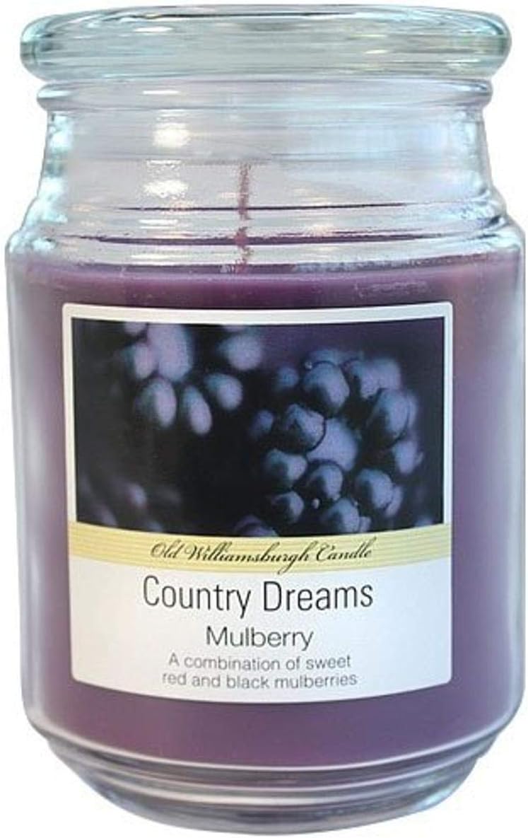 Nicole Home CollectionGardenia Glass Candle - 18 Oz | Mulberry | 1 Pc