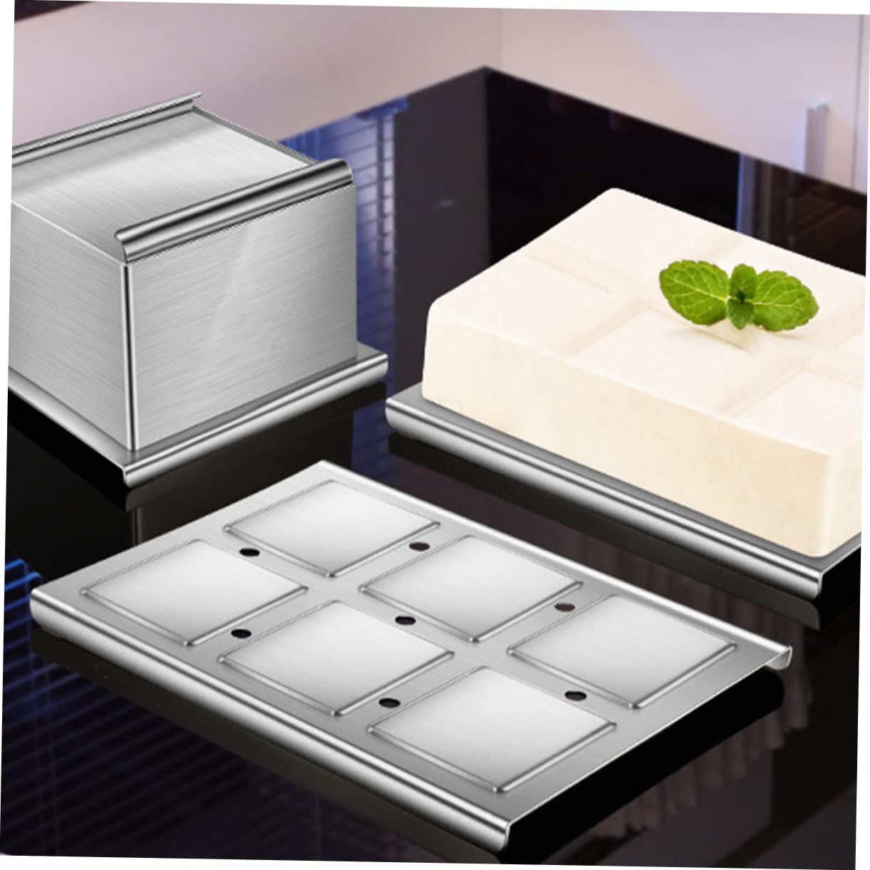 Cabilock Molde Para Tofu Prensador De Tofu Casero Herramienta De Acero Inoxidable