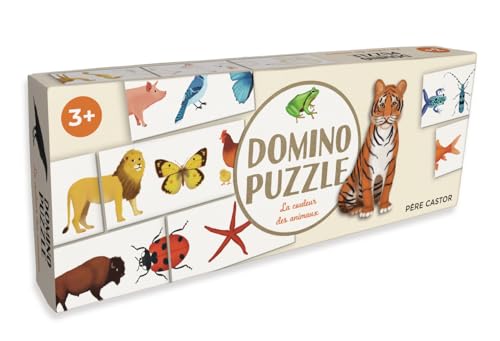 Domino Puzzle - La Couleur des animaux miniatura 1