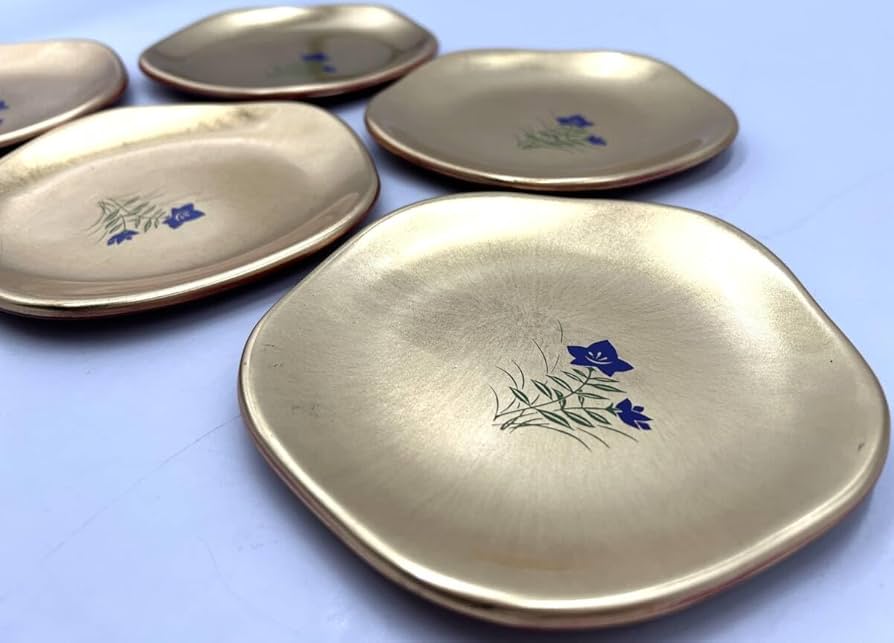 乾漆皿　5枚セット　菓子皿　茶道具　皿　漆器 年代物 乾漆皿 5枚セット 菓子皿 茶道具 皿 漆器 年代物 - メルカリ