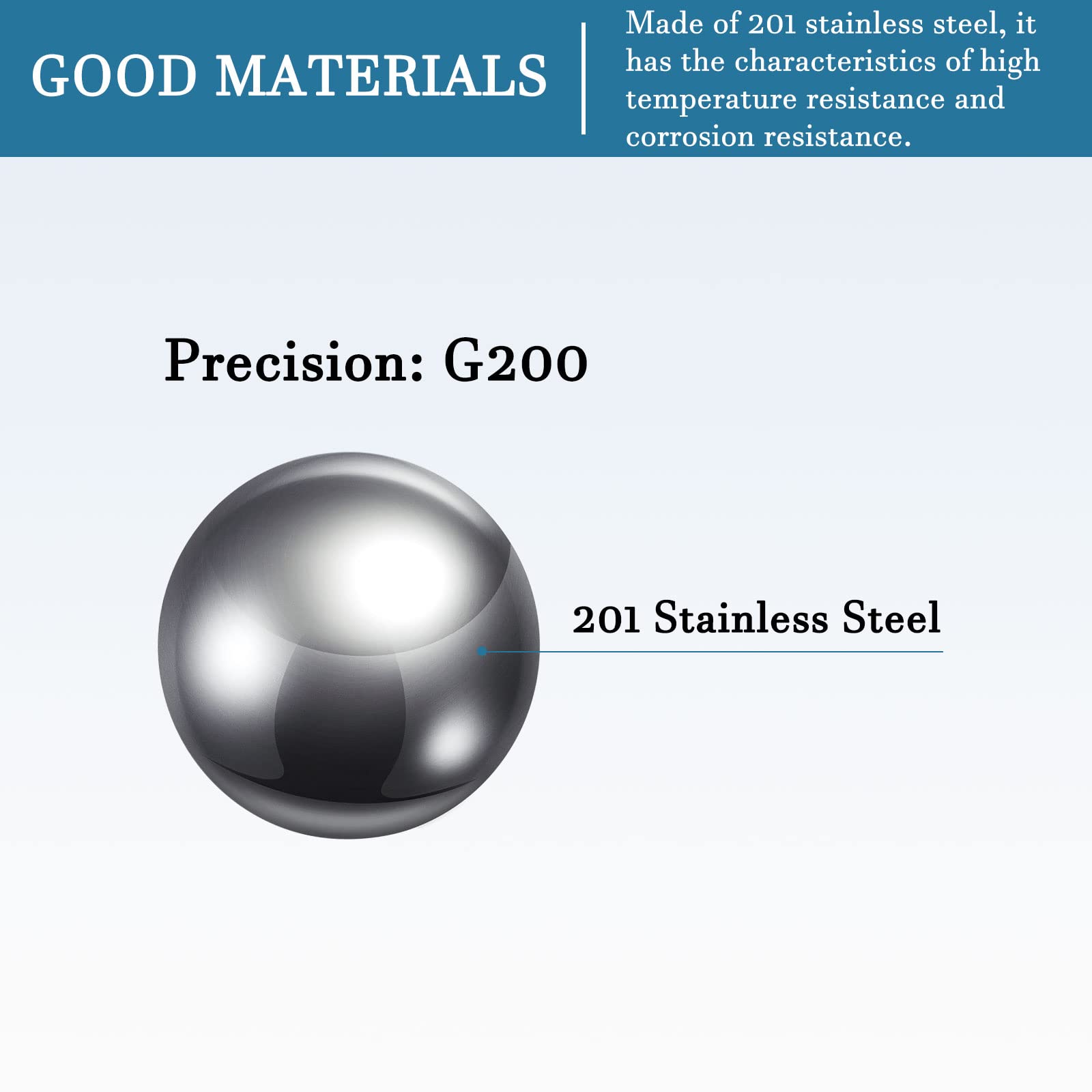 QUARKZMAN 5mm Sfere per Cuscinetti x 300pz 201 Acciaio Inox per Meccanica Attrezzature e Strumentazione, Sfere Acciaio [G200 Precisione] Sfere Metalliche Palline Magnetiche Bici