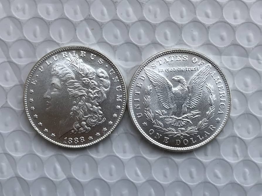 Amazon.co.jp: 元光 1888年版 アメリカ モーガン コイン 銀貨 1