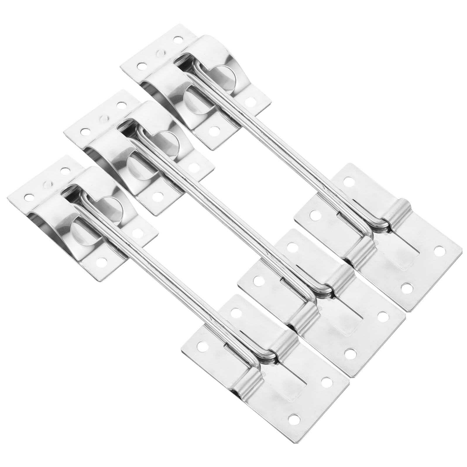 Abaodam 3 Pezzi Gancio per Porta Bagagli in Lega Argento per Rimorchio da Viaggio e RV, Supporto Resistente per Porta Camper Ampia Applicazione e capacità Pesante