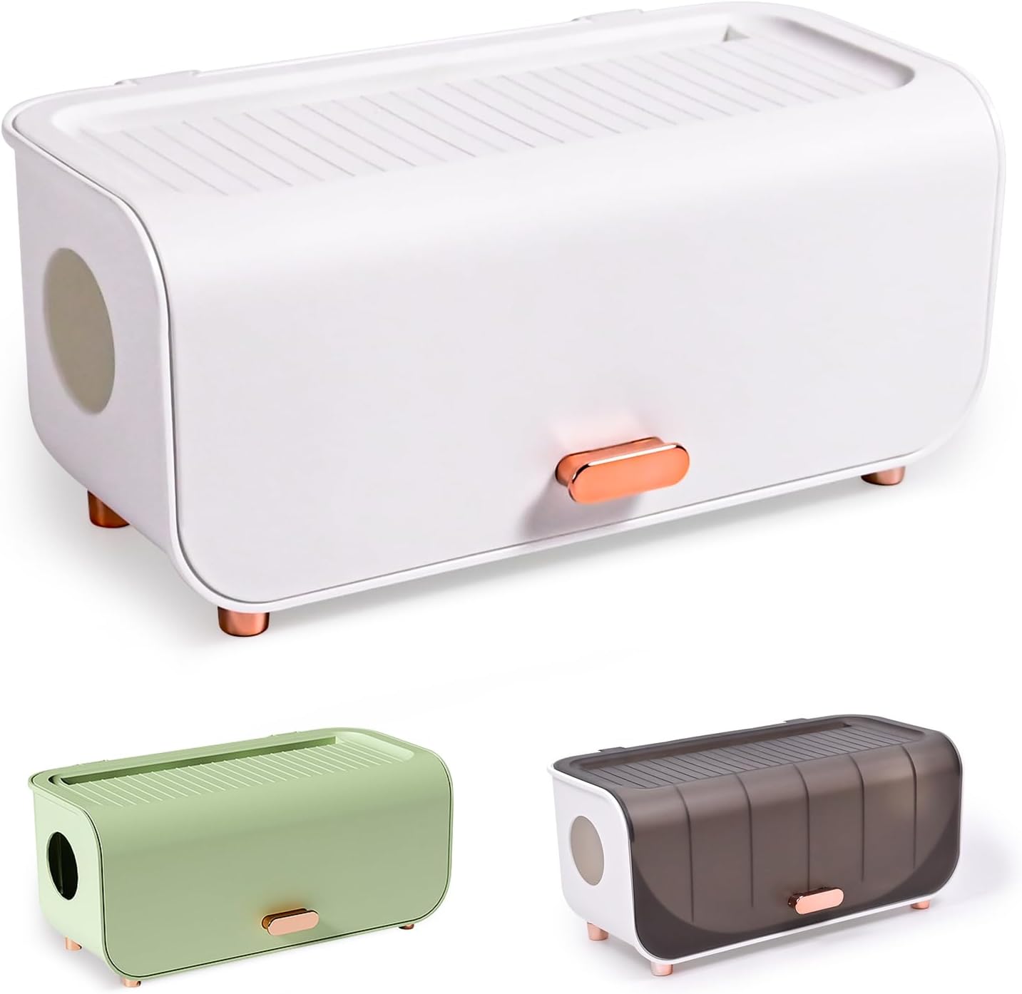 Cable/Cord Organizer Box, Medium Size Desk/Floor Cord