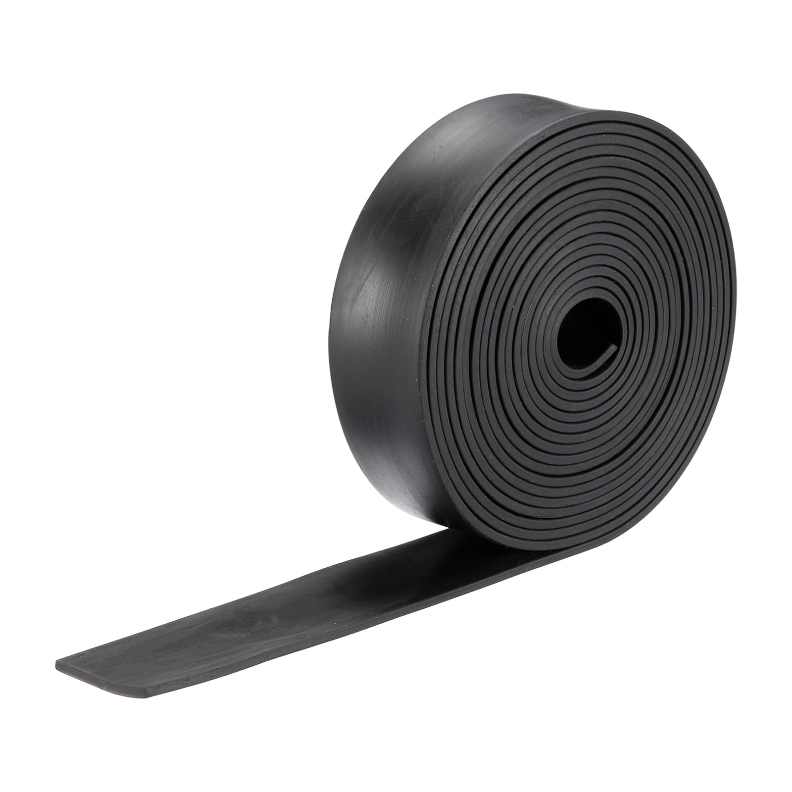 METALLIXITY Solid Rubber Strips (236.22" L x 1.38" W x 0.12" T) 1Pcs, Rubber Neoprene Sheet Rolls