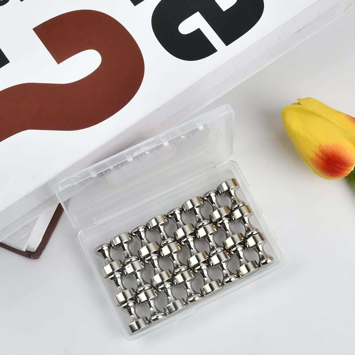 24 Magnetini Neodimio 12x16 Mm - Calamite Super Potenti Per Lavagne, Frigoriferi E Bacheche - Foto 8