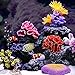 Artificial Coral Plant Colorful Resin Ornaments Aquarium Decor Polyresin Simulation Coral for Fish