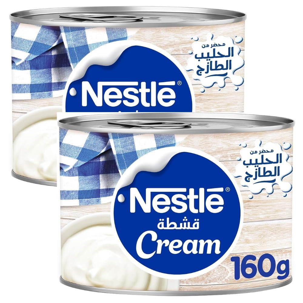 Nestle Original Cream - Rich and Velvety Dairy Delight for Creations - Cooking and Baking Ingredient - Smooth Texture - Perfect for Desserts, Sauces, and More 160g (Pack Of 2) (B0CVQFMJR4) Amazon Price History, Amazon Price Tracker