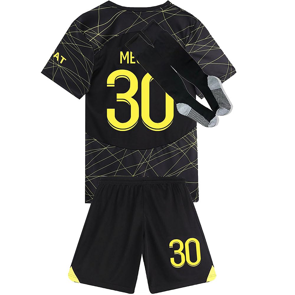 Casmyd Soccer Jerseys for Boys Kids 2024 HOM/Awy Kit Football Jersey Set Youth Sports Team T-Shirt&Shorts Soccer Uniform