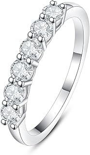 IMOLOE Diamond Eternity Wedding Band