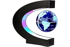 Multicolor Magnetic Levitation Floating World Map Globe with Led Lights