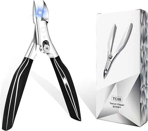 Podólogo Cortaúñas para uñas gruesas y uñas encarnadas, cortaúñas profesionales con bloqueo de seguridad para personas mayores, hombres, mujeres,