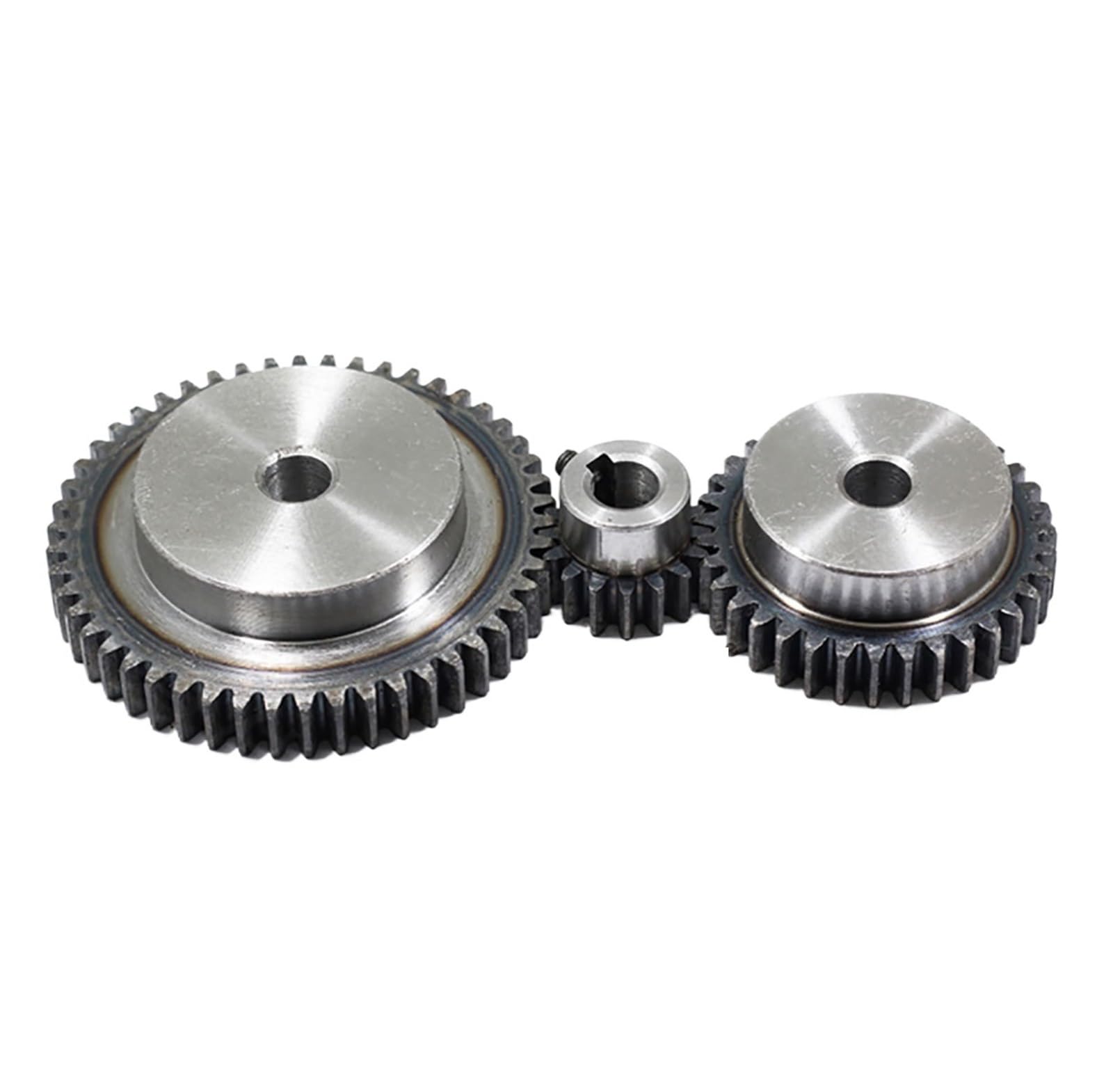 Bevel Gear Pinion Hardware Mechanical 1.5 Module 10T-16T Spur Gear Motor Gear 1.5M 45# Steel Mechanical Transmission Gear Bore 6.35mm(14Teeth)