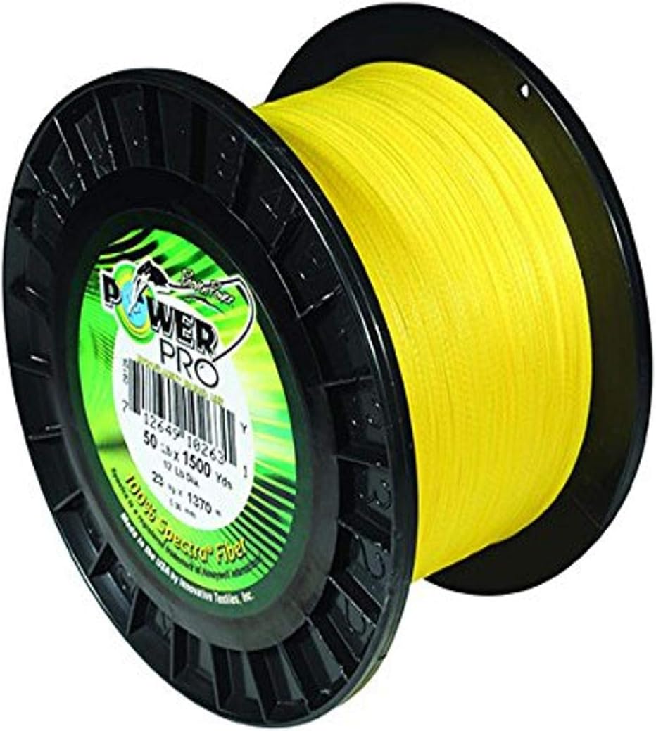 Power Pro 21100050500Y Fishing Line, 5 lb/500 yd, Yellow