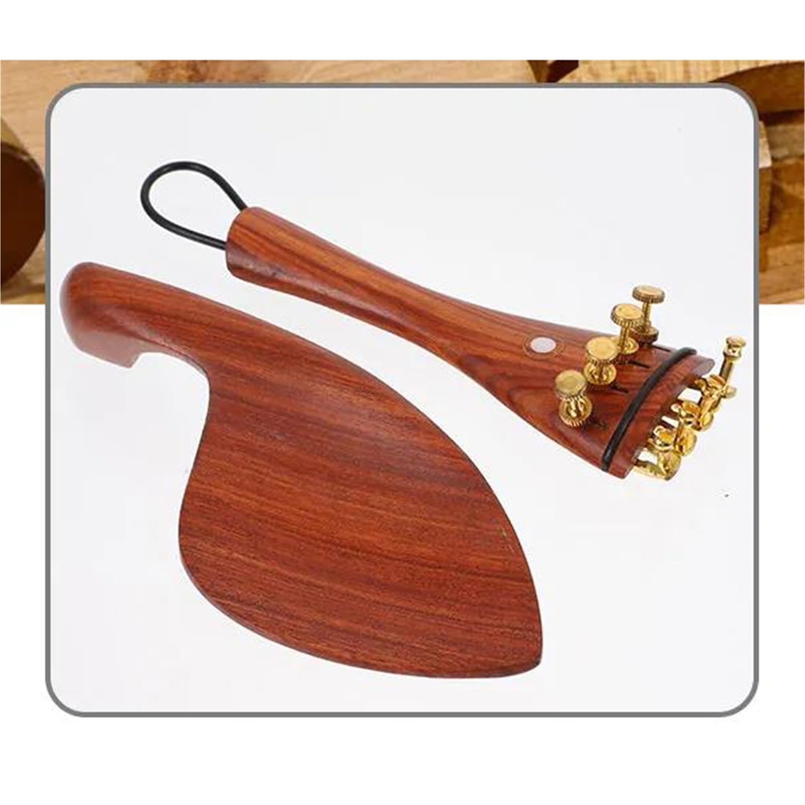 Drewniane Skrzypce Jujube Akcesoria Trwały Twardy Drewniany Instrument Muzyczny Profesjonalny Podbródek