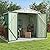 Patiowell 6x4 FT Outdoor Storage Shed, Garden Tool Storage Shed with Sloping Roof and Double Lockable Door, Outdoor Shed for Garden Backyard Patio Lawn,Green