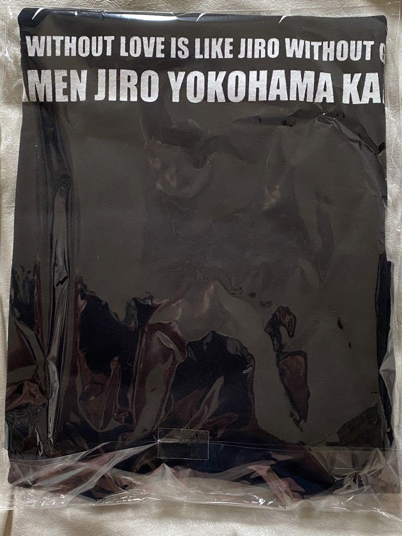 【即完売品】ラーメン二郎 関内店 Tシャツ ブラック　XL Amazon.co.jp: ラーメン二郎 横浜関内店 20周年記念 T XL