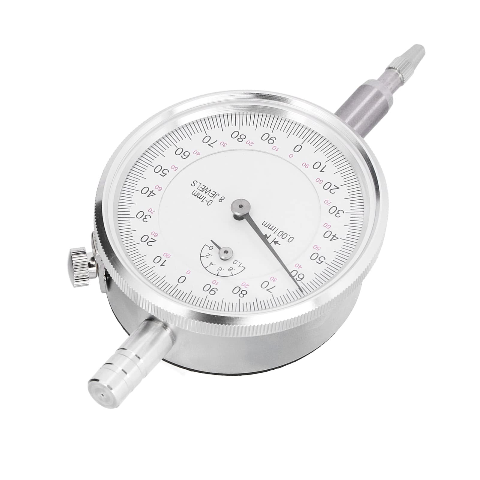 Yomiyuyr Dial Indicator Gauges Tool, 0?1mm Range Measuring Device, Aluminum Alloy Construction with Fine Accuracy for Calibration