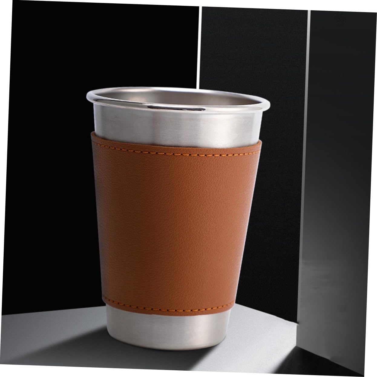 Cabilock 3 Juegos Jarra De Cerveza De Acero Inoxidable Dispensador Vasos Taza De Cafe Martini Matraz Jarra De Cerveza Vikinga Botella De Agua Doble A Prueba De Fugas Vino Pu 2 Piezas * 3