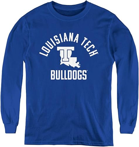 Camiseta de manga larga con logotipo oficial de Bulldogs de un solo color