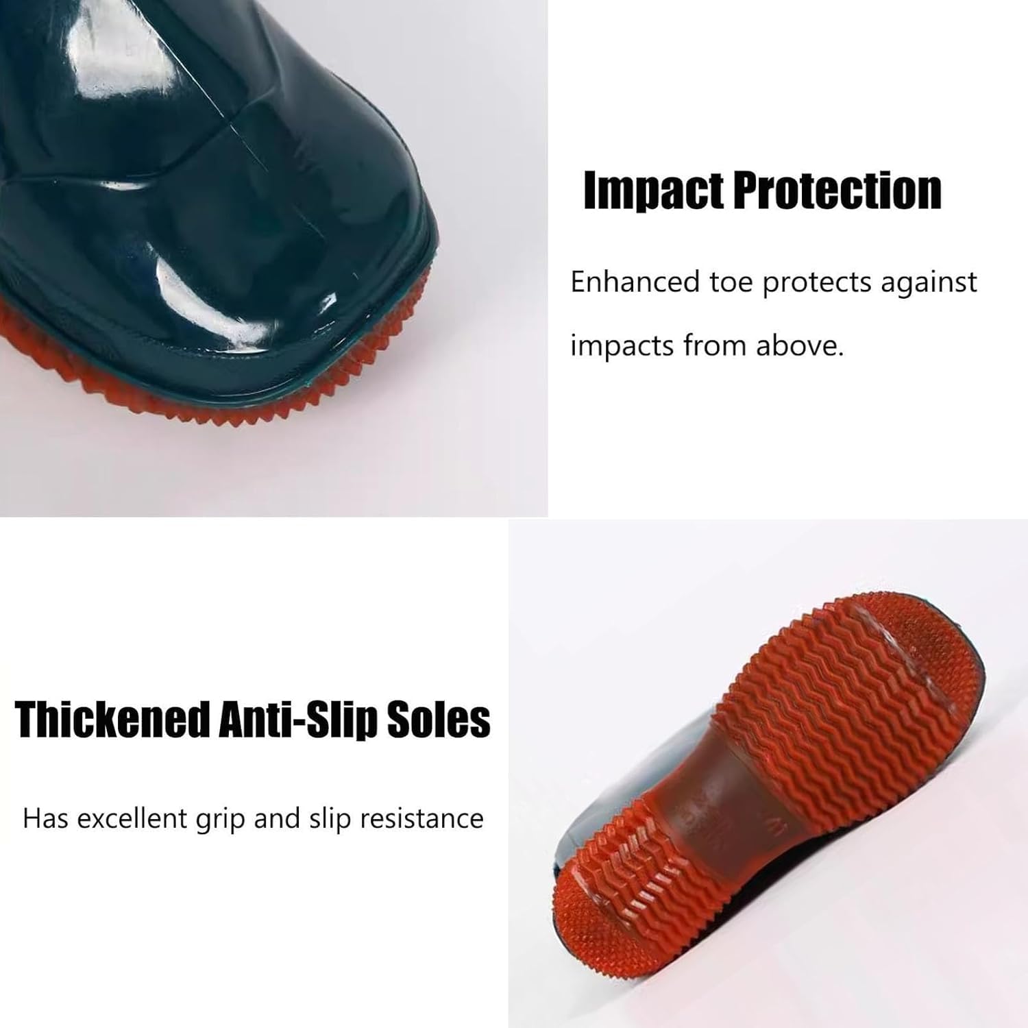 Hip Wader PVC Lekkie Wodoodporne Buty Wędkarskie Z Grubą Antypoślizgową Podeszwą Oxford Dla Mężczyzn I Kobiet(7.5 UK)