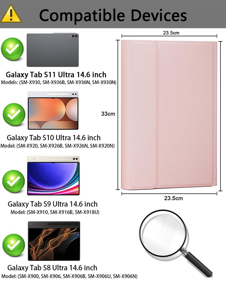 Backlit Keyboard Samsung Tab S11 Ultra - Dettaglio