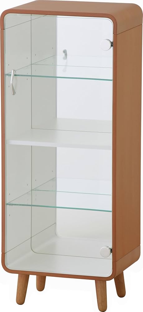 Amazon｜AZUMAYA コレクションシェルフ Lサイズ ブラウン色 PT-612BR