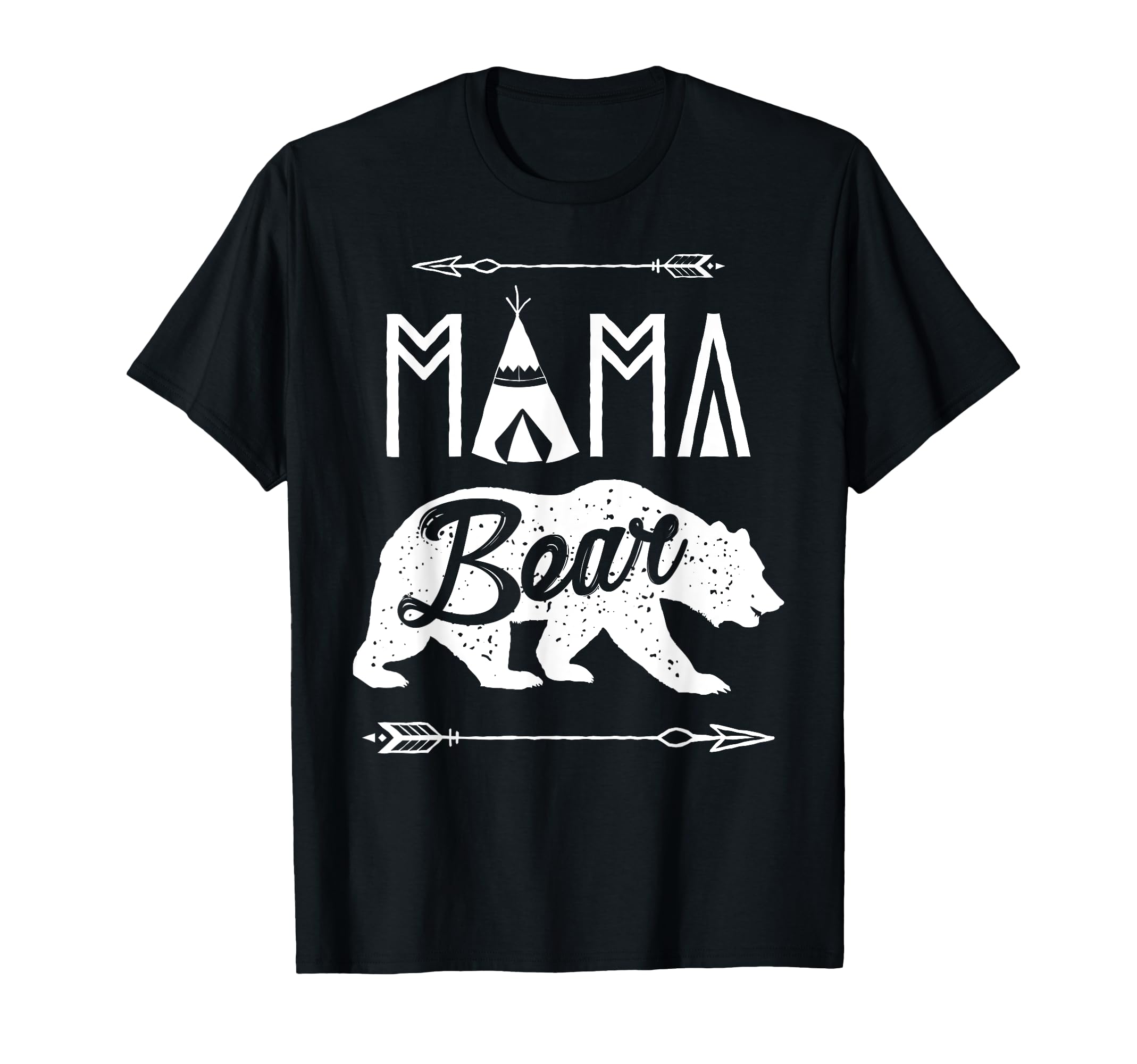 Mama Bear T shirt Mothers Day Family Matching Couple Women T-Shirt