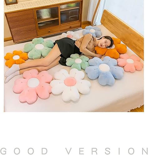 Miniatura 8 de Lovely Petals - Cojín para sofá, decoración del hogar (13.77 x 13.77 pulgadas, blanco)